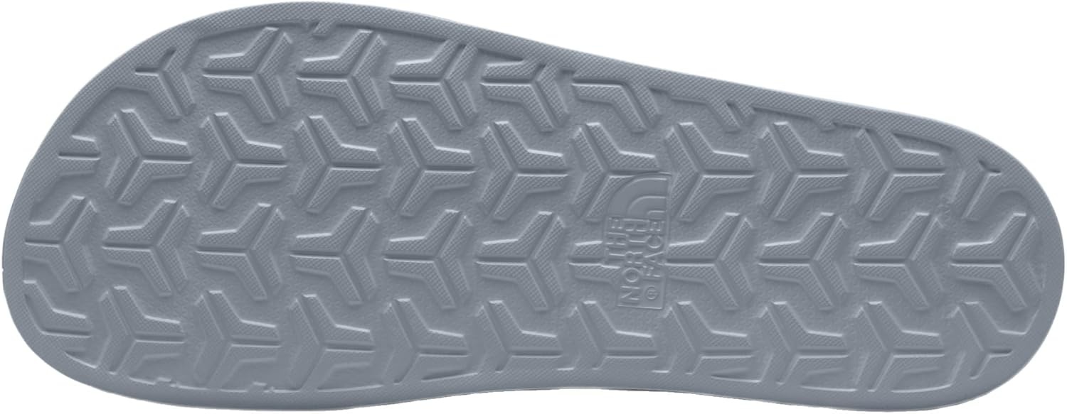 imageTHE NORTH FACE Mens Base Camp Slide III Sandal Highly Cushioned Durable TPU Strap amp Rubber OutsoleFrost GreyFizz Lime