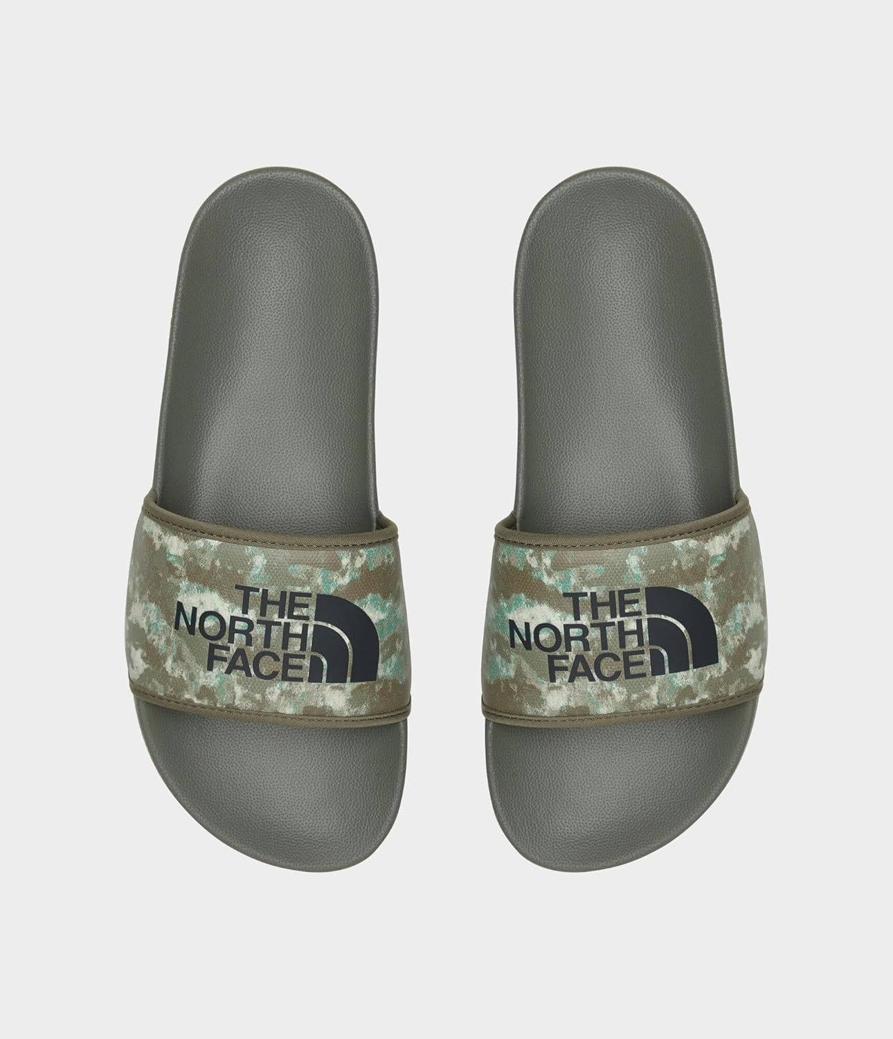 imageTHE NORTH FACE Mens Base Camp Slide III Sandal Highly Cushioned Durable TPU Strap amp Rubber OutsoleMilitary Olive Stippled Camo PrintTnf Black