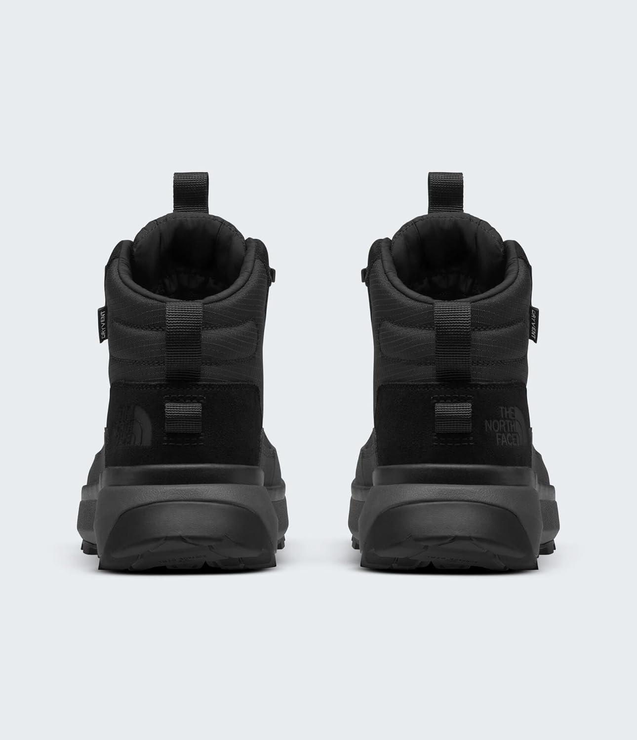 imageTHE NORTH FACE Mens Bergen Mid Waterproof Hiking Boot Insulated Snow Shoe With 45mm LugsTnf BlackAnthracite Grey
