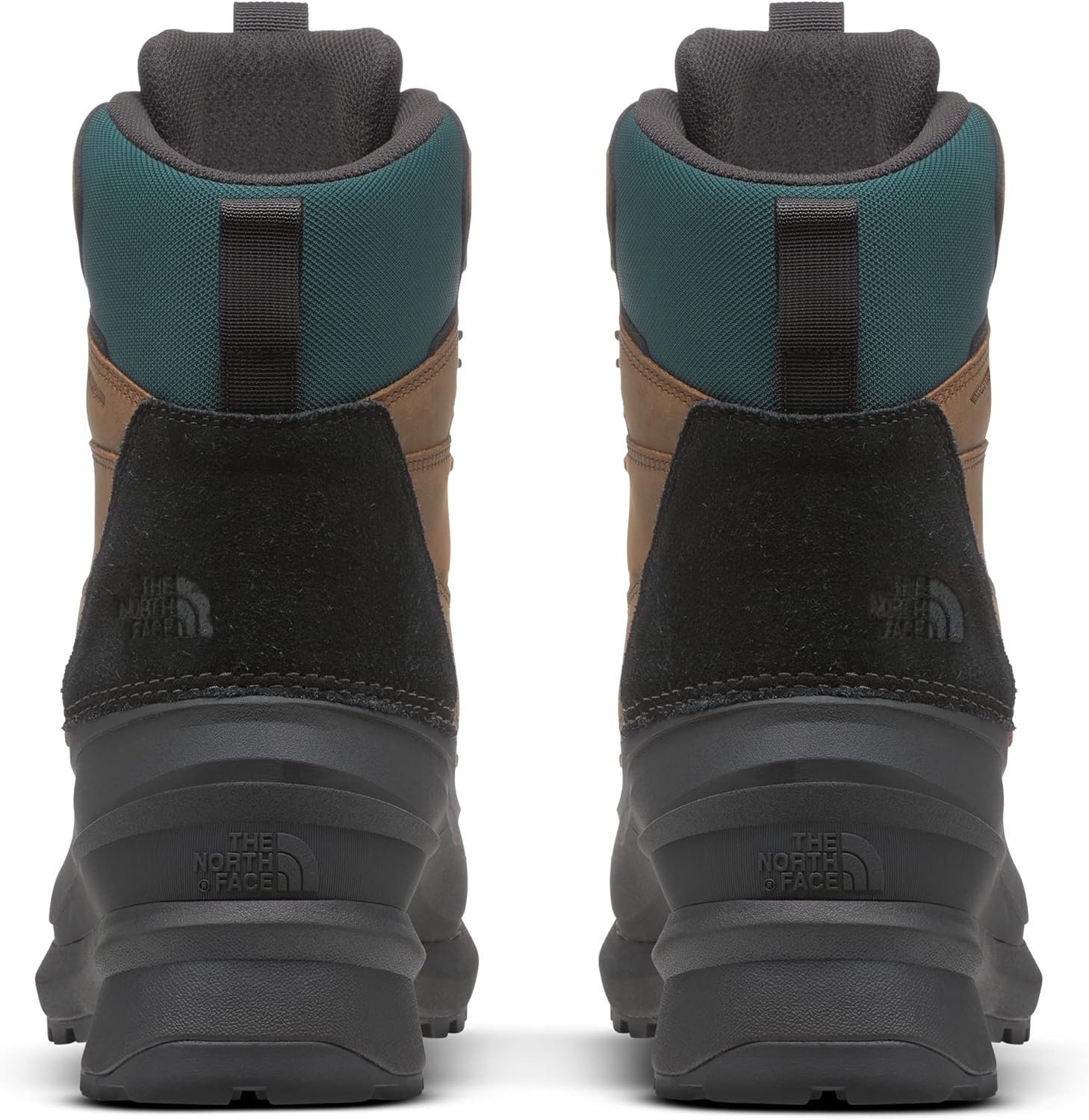 imageTHE NORTH FACE Mens Chilkat V 400 Waterproof Snow Boot 400g of Premium InsulationToasted BrownTnf Black