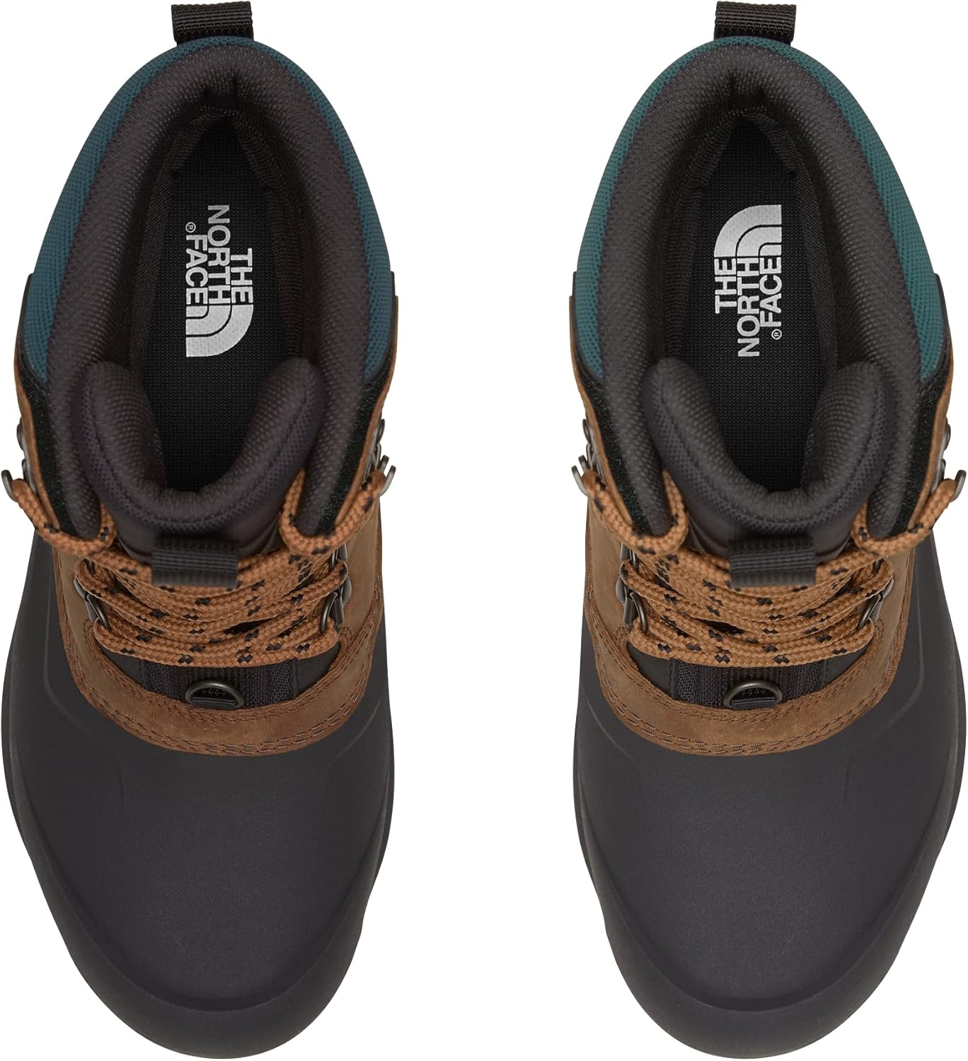 imageTHE NORTH FACE Mens Chilkat V 400 Waterproof Snow Boot 400g of Premium InsulationToasted BrownTnf Black