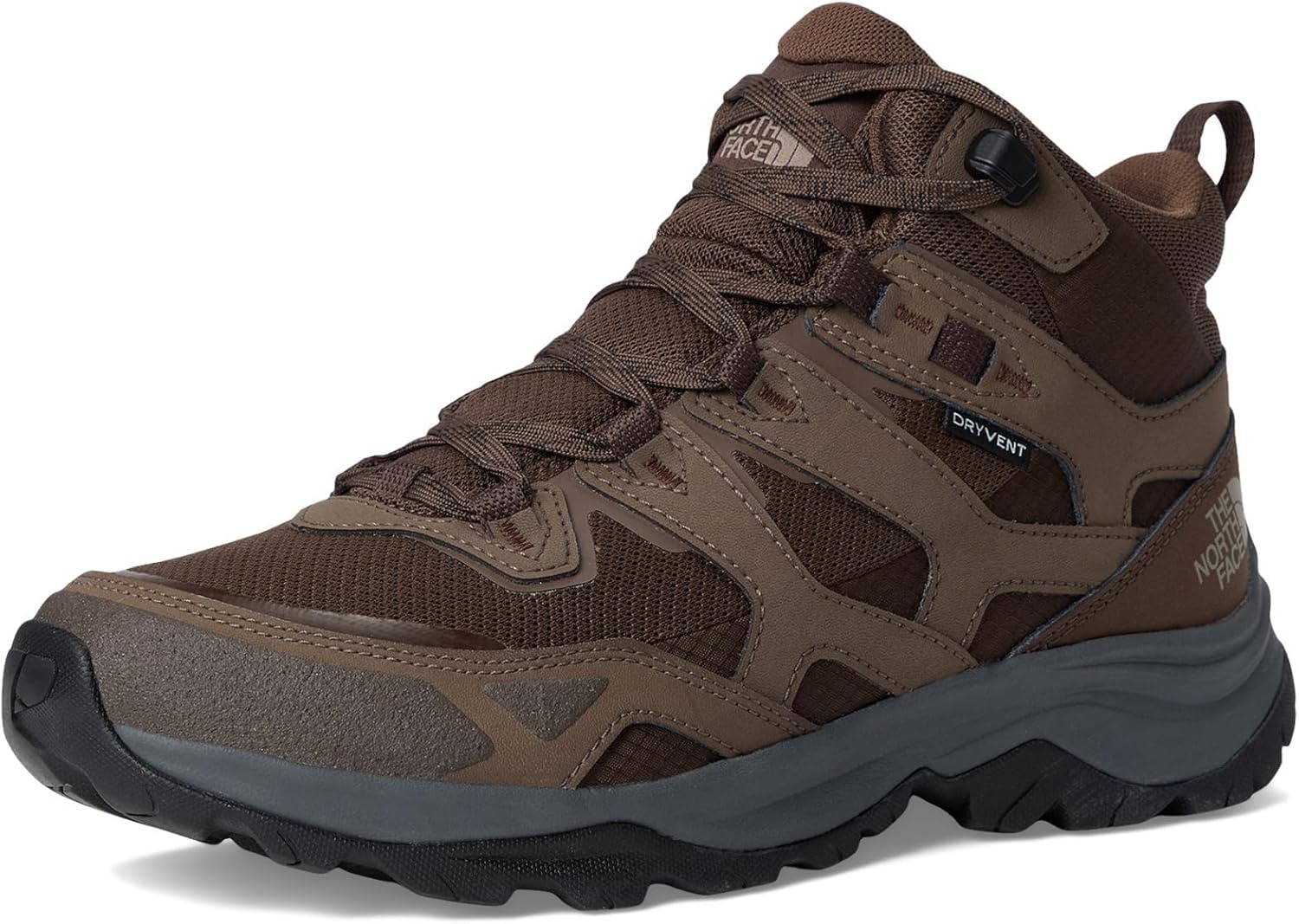imageTHE NORTH FACE Mens Hedgehog 3 Mid Waterproof Hiking Boot Ripstop Leather Upper Rubber OutsoleSmokey BrownDemitasse Brown