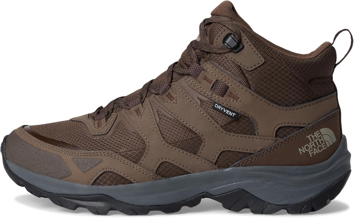 imageTHE NORTH FACE Mens Hedgehog 3 Mid Waterproof Hiking Boot Ripstop Leather Upper Rubber OutsoleSmokey BrownDemitasse Brown