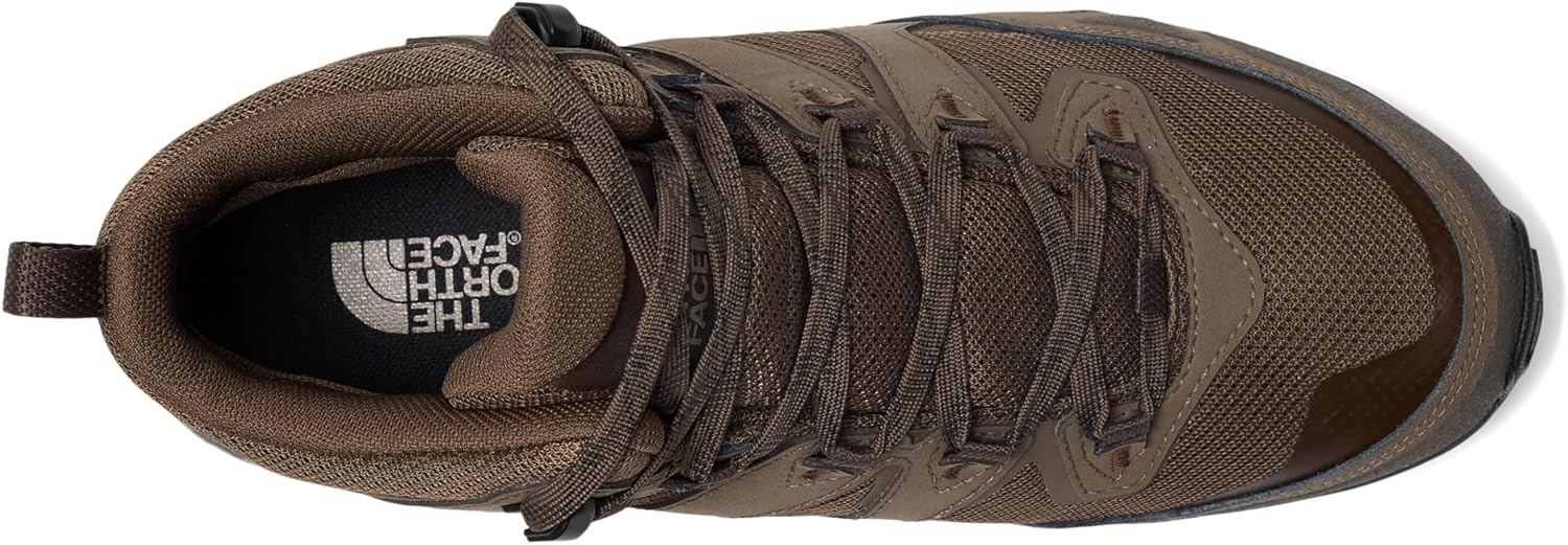 imageTHE NORTH FACE Mens Hedgehog 3 Mid Waterproof Hiking Boot Ripstop Leather Upper Rubber OutsoleSmokey BrownDemitasse Brown