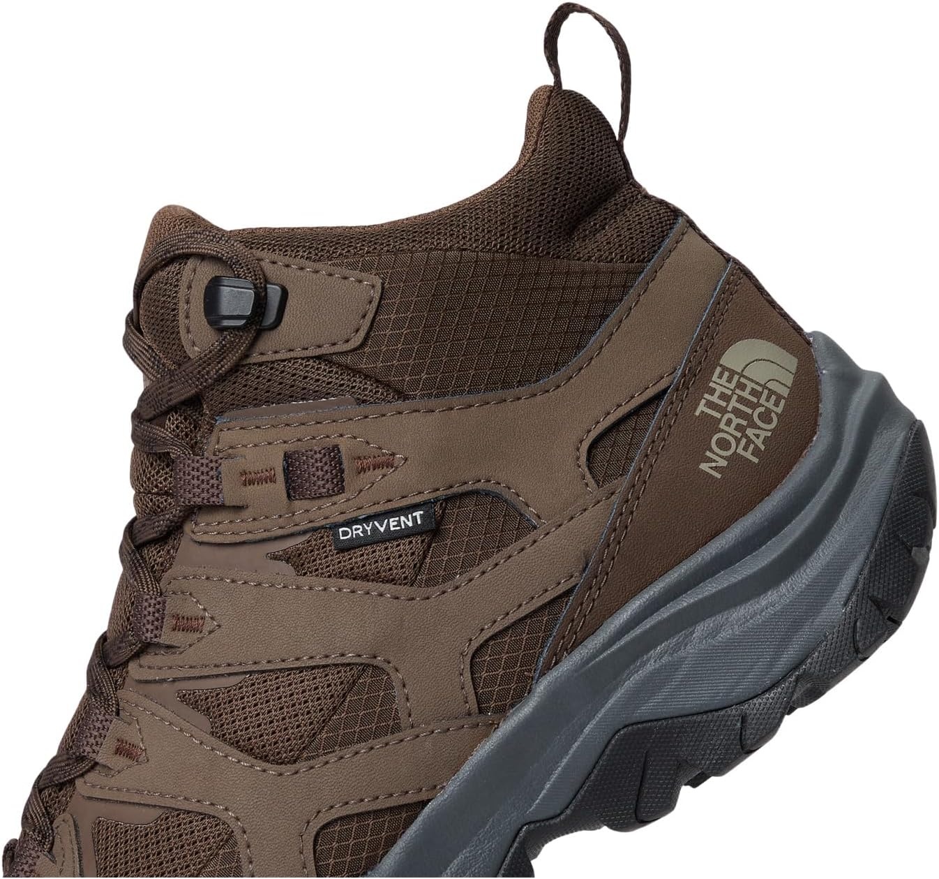 imageTHE NORTH FACE Mens Hedgehog 3 Mid Waterproof Hiking Boot Ripstop Leather Upper Rubber OutsoleSmokey BrownDemitasse Brown