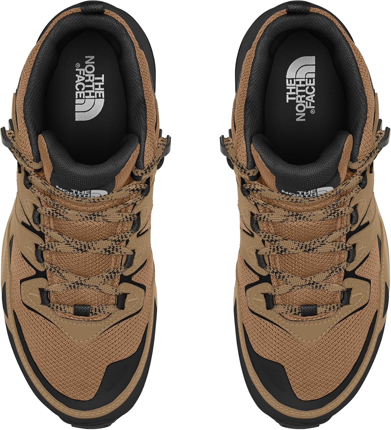 imageTHE NORTH FACE Mens Hedgehog 3 Waterproof Hiking Boot Ripstop Leather Upper Rubber OutsoleUtility BrownTnf Black