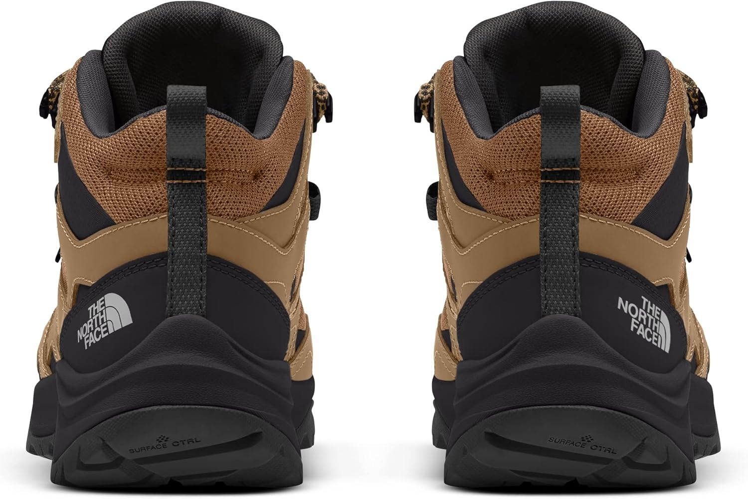 imageTHE NORTH FACE Mens Hedgehog 3 Waterproof Hiking Boot Ripstop Leather Upper Rubber OutsoleUtility BrownTnf Black
