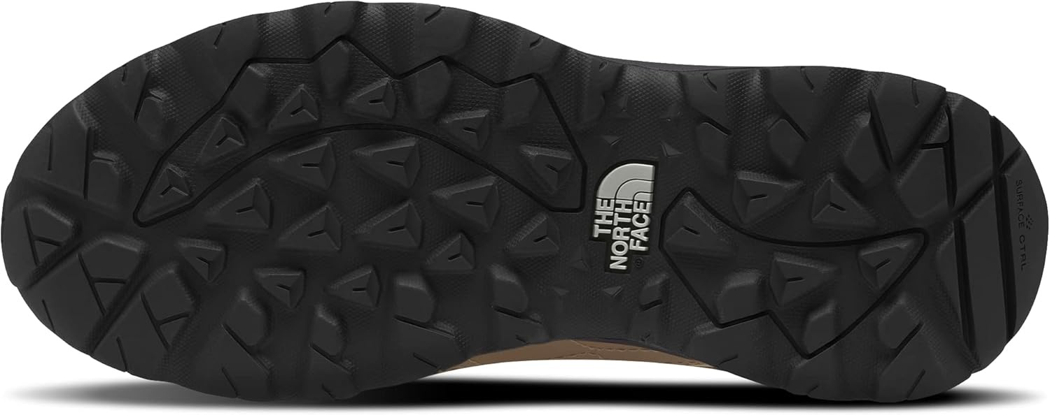 imageTHE NORTH FACE Mens Hedgehog 3 Waterproof Hiking Boot Ripstop Leather Upper Rubber OutsoleUtility BrownTnf Black