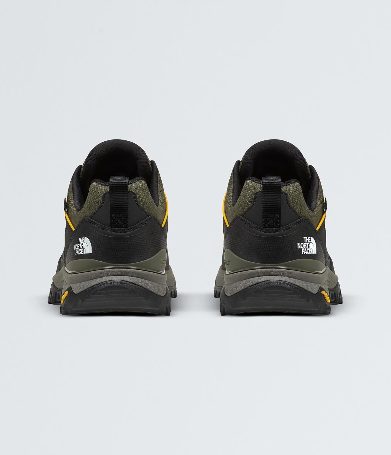 imageTHE NORTH FACE Mens Hedgehog Goretex Hiking Shoe Waterproof Cushioned Rubber Outsole amp Flexible HeelNew Taupe GreenTnf Black