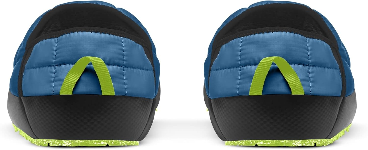 imageTHE NORTH FACE Mens Thermoball Traction Mule V Winter Shoe Insulated amp Water Repellent Rubber OutsoleBlue Green Safety Green