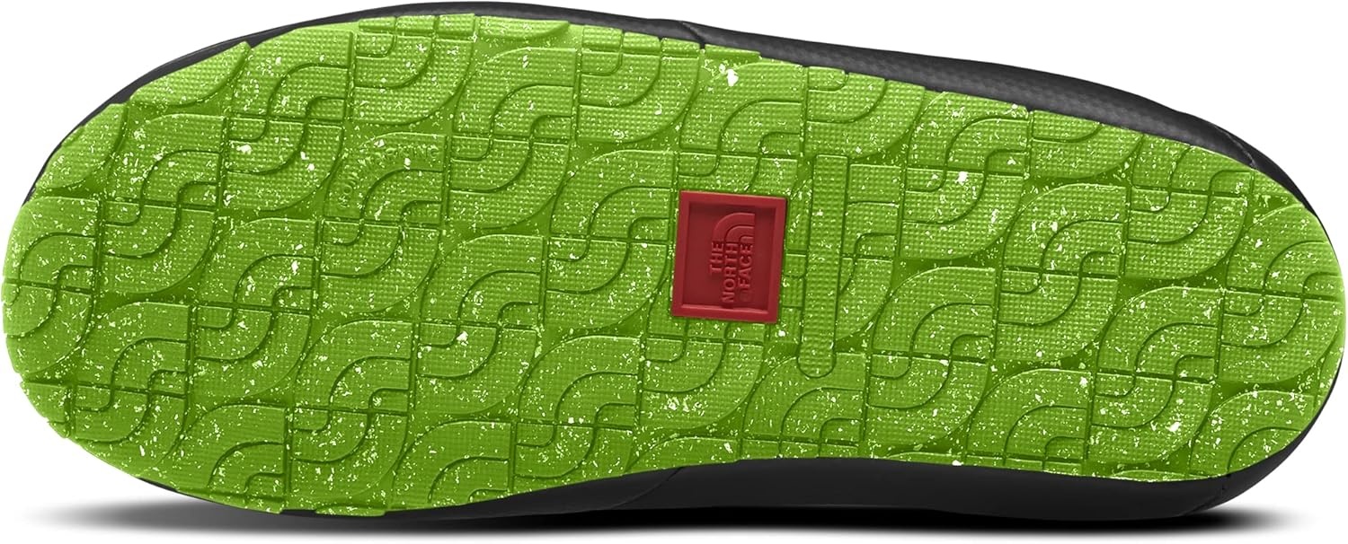 imageTHE NORTH FACE Mens Thermoball Traction Mule V Winter Shoe Insulated amp Water Repellent Rubber OutsoleBlue Green Safety Green