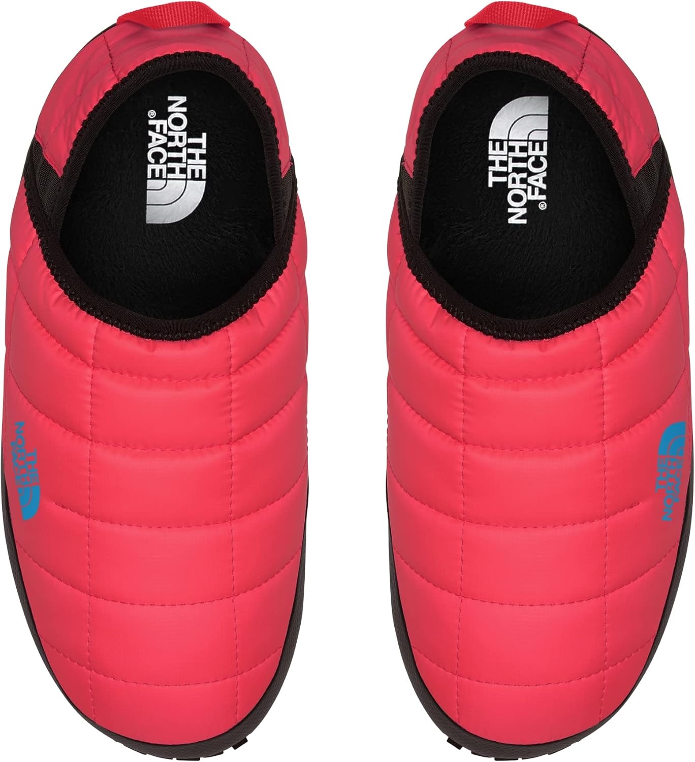 imageTHE NORTH FACE Mens Thermoball Traction Mule V Winter Shoe Insulated amp Water Repellent Rubber OutsoleBrilliant CoralTnf Black