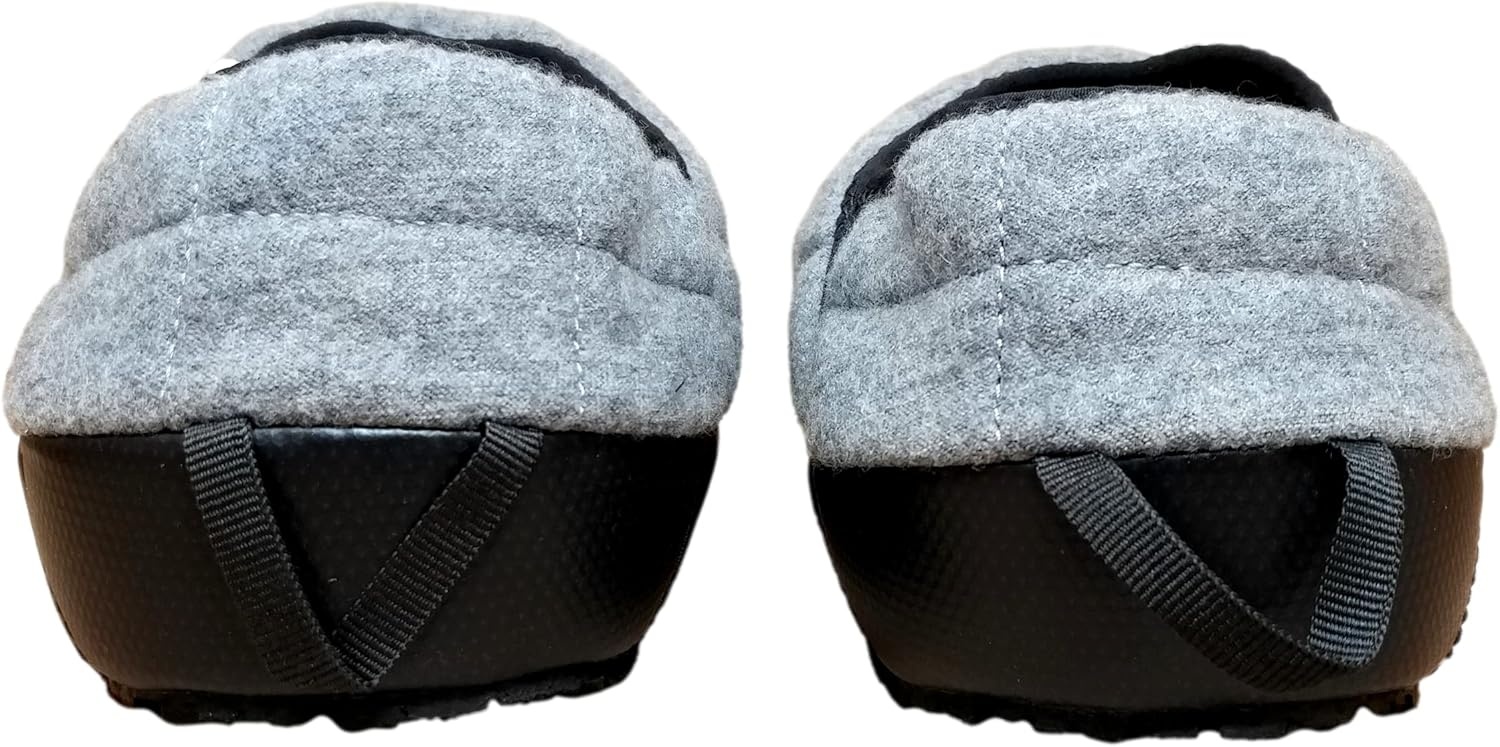 imageTHE NORTH FACE Mens Thermoball Traction Mule V Winter Shoe Insulated amp Water Repellent Rubber OutsoleGrey Wool
