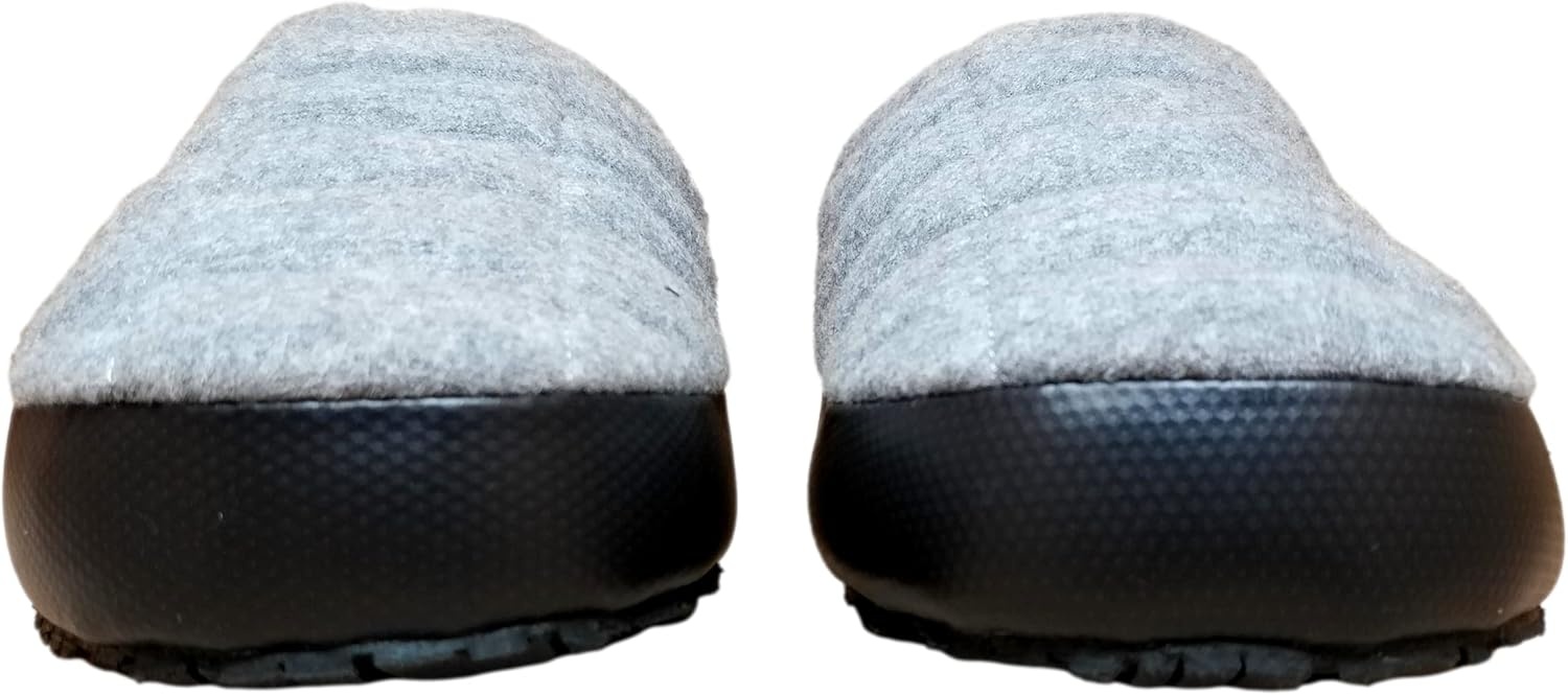 imageTHE NORTH FACE Mens Thermoball Traction Mule V Winter Shoe Insulated amp Water Repellent Rubber OutsoleGrey Wool