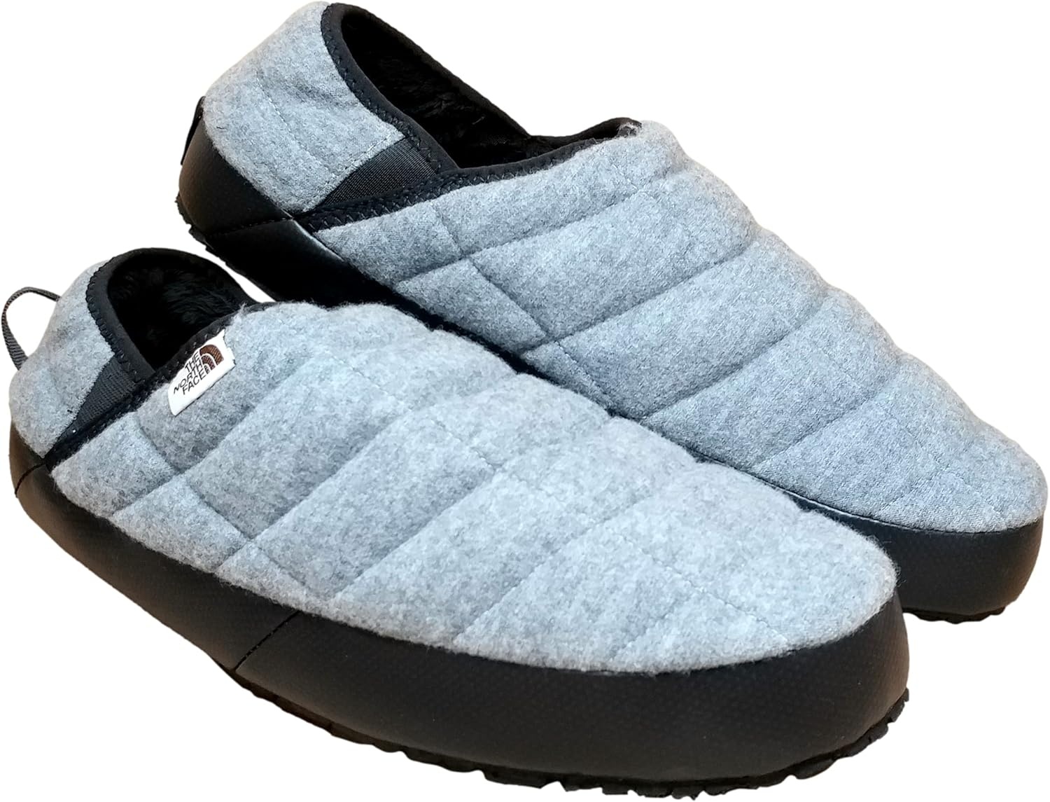 imageTHE NORTH FACE Mens Thermoball Traction Mule V Winter Shoe Insulated amp Water Repellent Rubber OutsoleGrey Wool