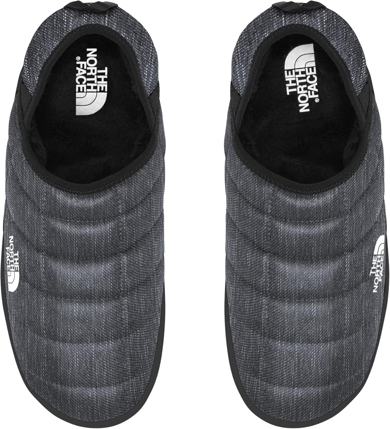 imageTHE NORTH FACE Mens Thermoball Traction Mule V Winter Shoe Insulated amp Water Repellent Rubber OutsolePhantom Grey Heather PrintTnf Black