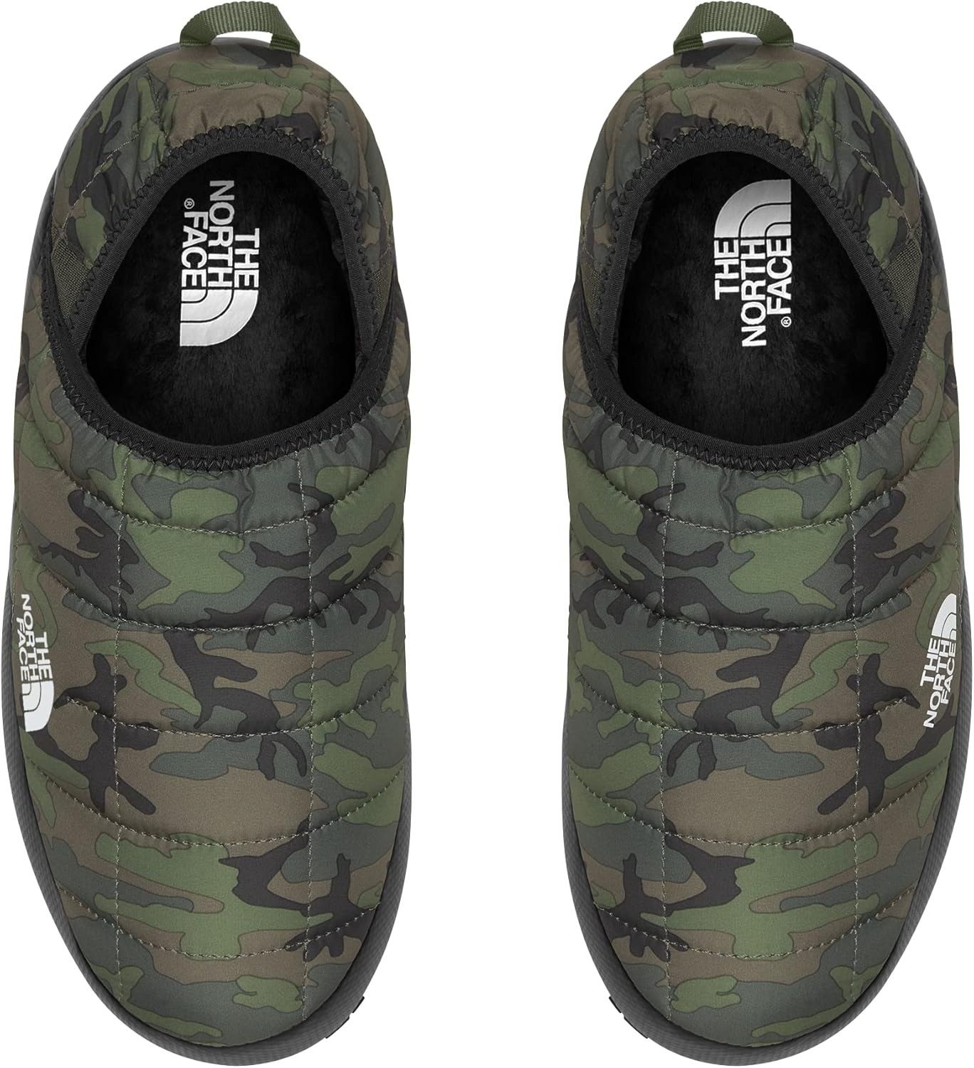 imageTHE NORTH FACE Mens Thermoball Traction Mule V Winter Shoe Insulated amp Water Repellent Rubber OutsoleThyme Brushwood Camo PrintThyme