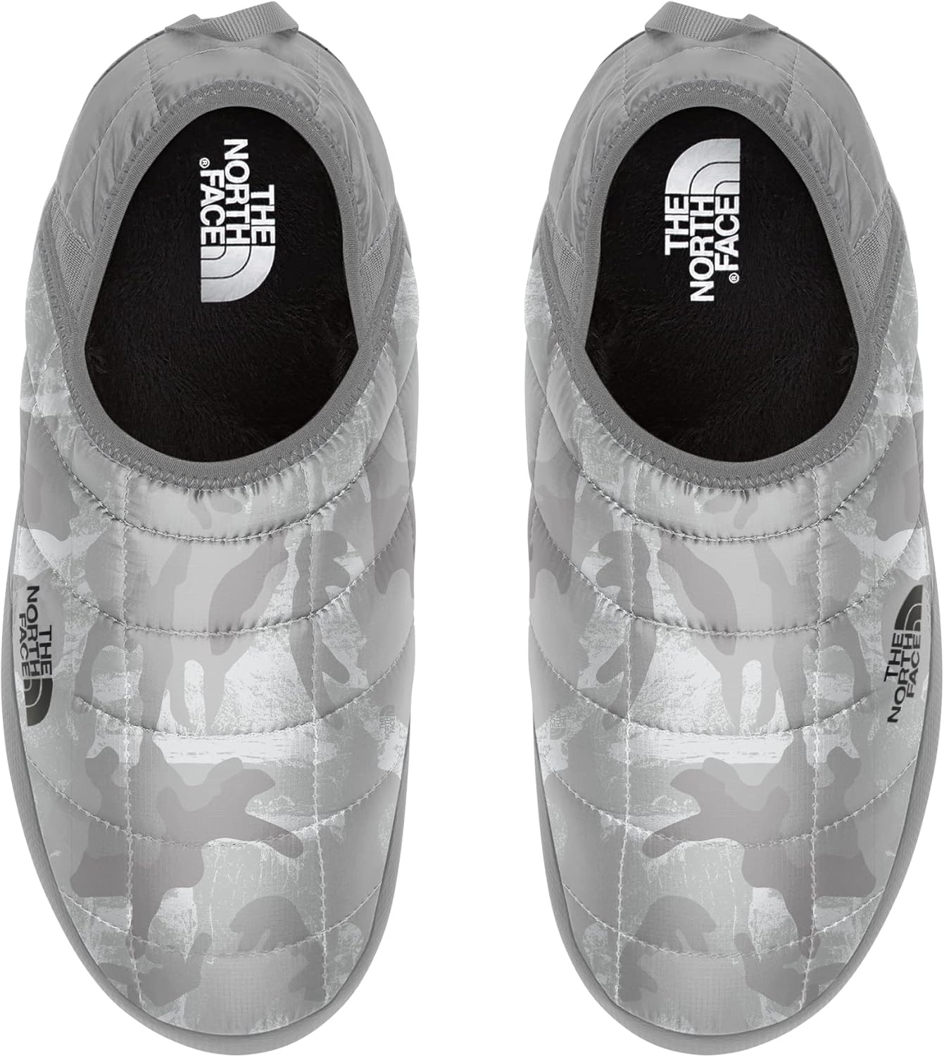 imageTHE NORTH FACE Mens Thermoball Traction Mule V Winter Shoe Insulated amp Water Repellent Rubber OutsoleTin Grey Tnf Camo PrintMeld Grey