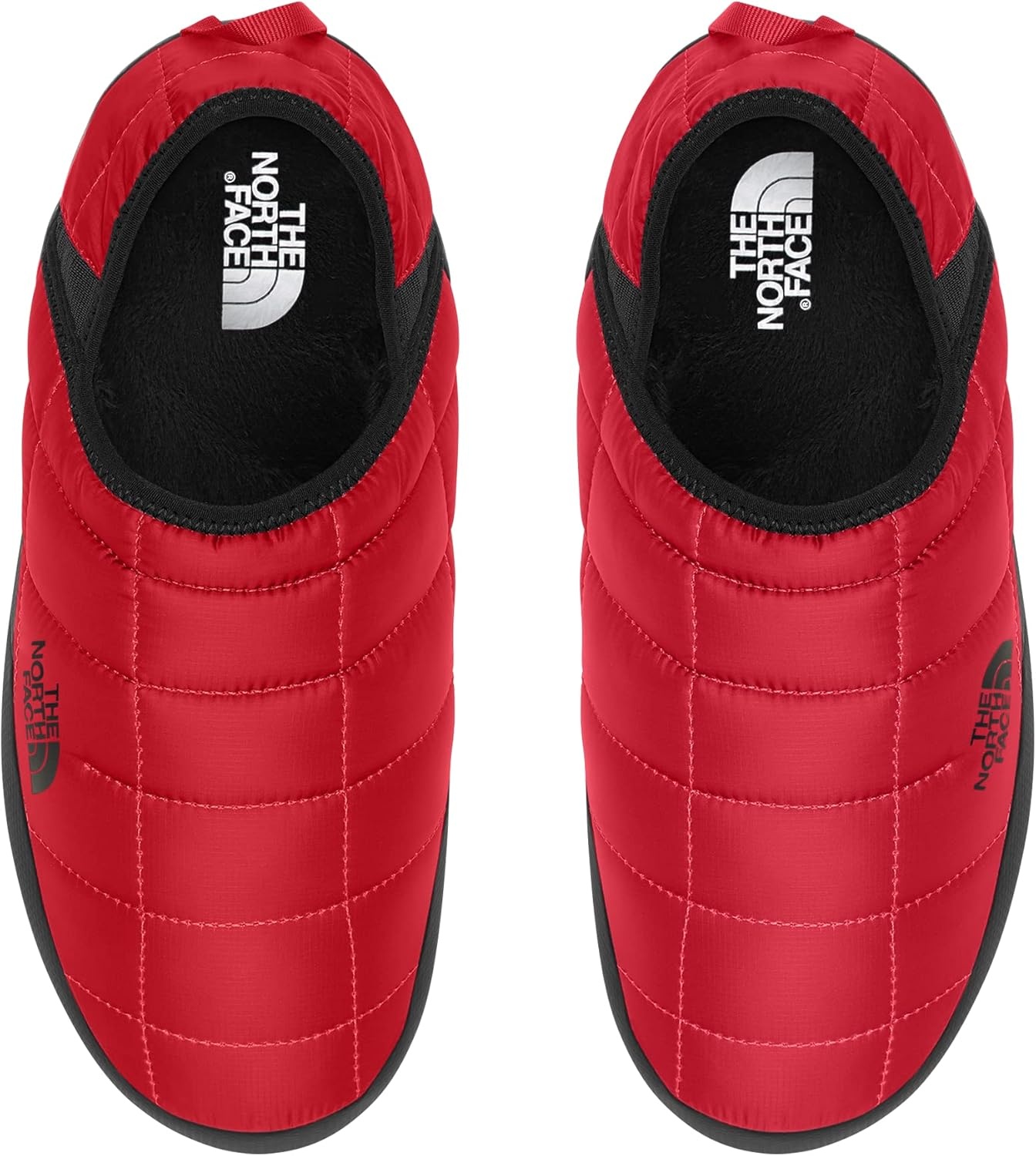 imageTHE NORTH FACE Mens Thermoball Traction Mule V Winter Shoe Insulated amp Water Repellent Rubber OutsoleTnf RedTnf Black