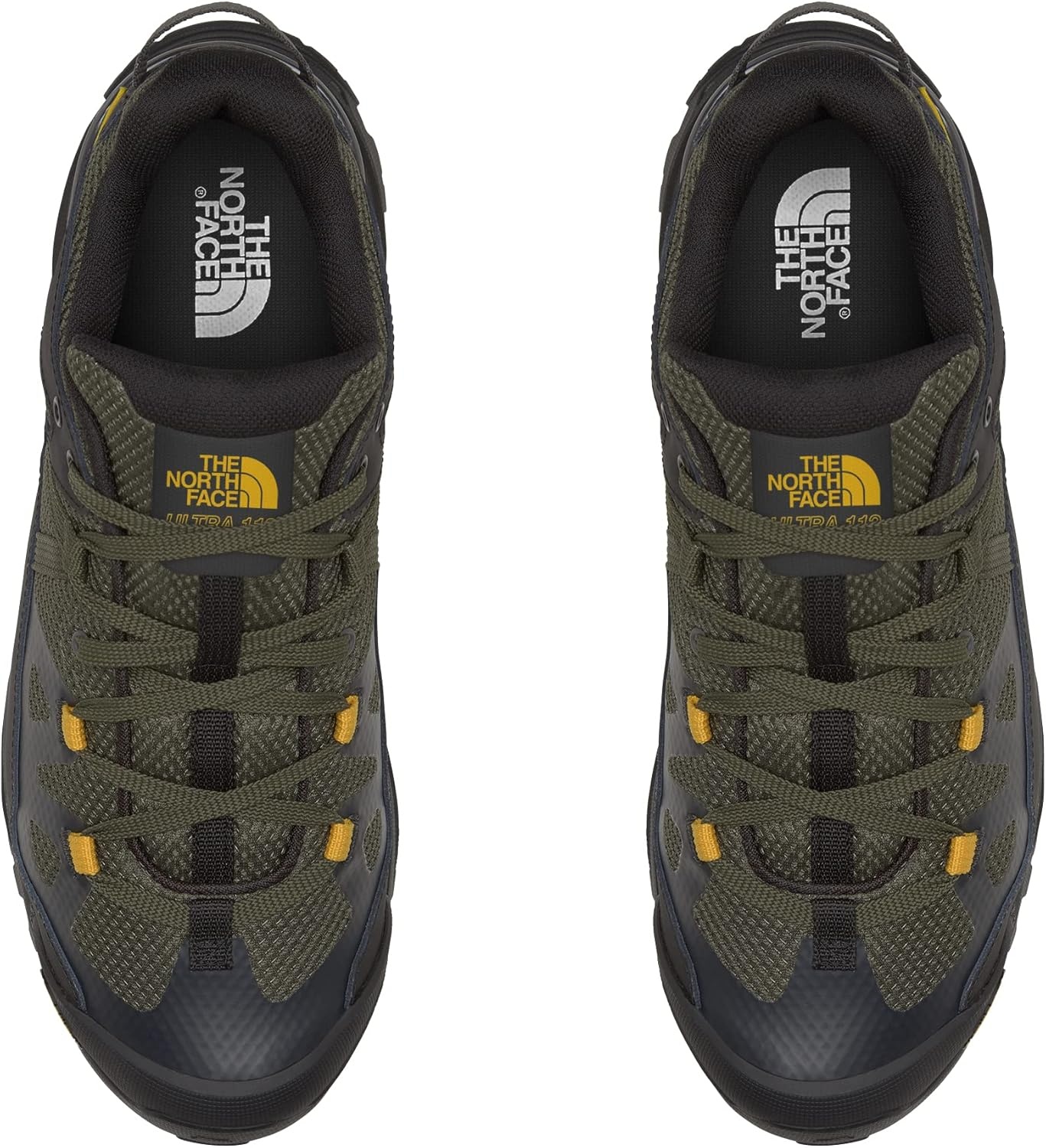 imageTHE NORTH FACE Mens Ultra 112 Waterproof Hiking Shoe Ripstop Leather Rubber Outsole With 5mm LugsNew Taupe GreenTnf Black