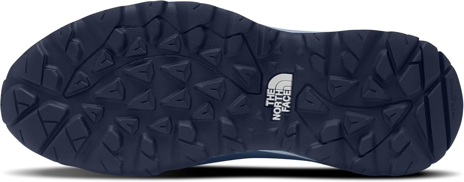 imageTHE NORTH FACE Womens Hedgehog 3 Waterproof Hiking Boot Ripstop Leather Upper Rubber OutsoleIndigo StoneShady Blue