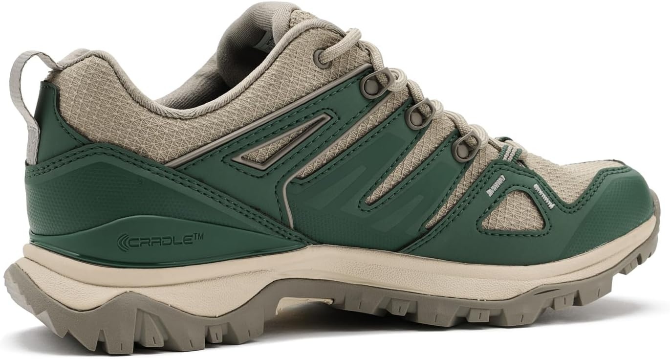 imageTHE NORTH FACE Womens Hedgehog Goretex Hiking Shoe Waterproof Cushioned Rubber Outsole amp Flexible HeelDuck GreenClay Green