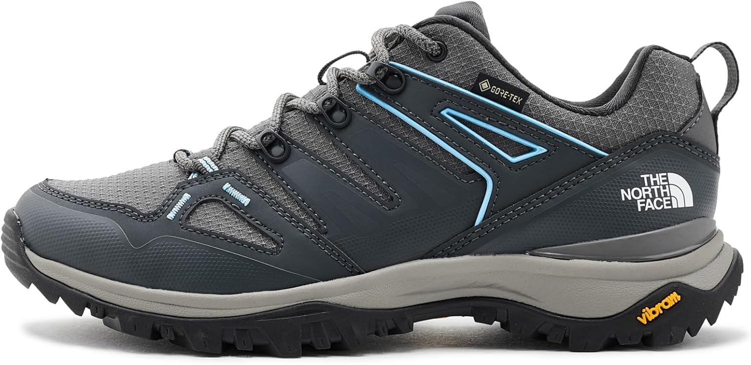 imageTHE NORTH FACE Womens Hedgehog Goretex Hiking Shoe Waterproof Cushioned Rubber Outsole amp Flexible HeelSmoked PearlAsphalt Grey