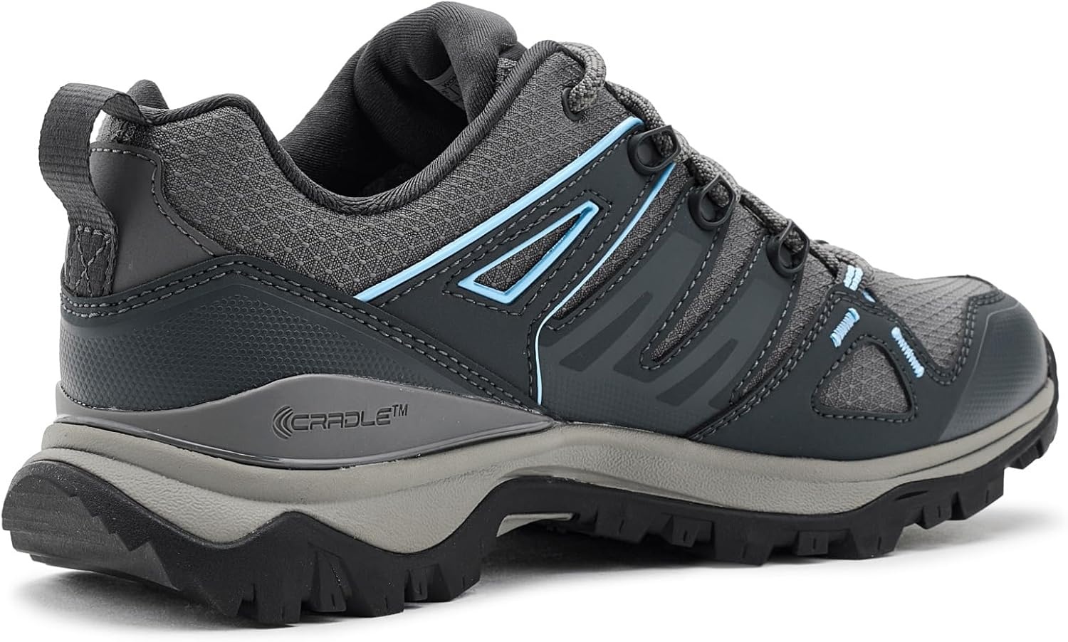 imageTHE NORTH FACE Womens Hedgehog Goretex Hiking Shoe Waterproof Cushioned Rubber Outsole amp Flexible HeelSmoked PearlAsphalt Grey