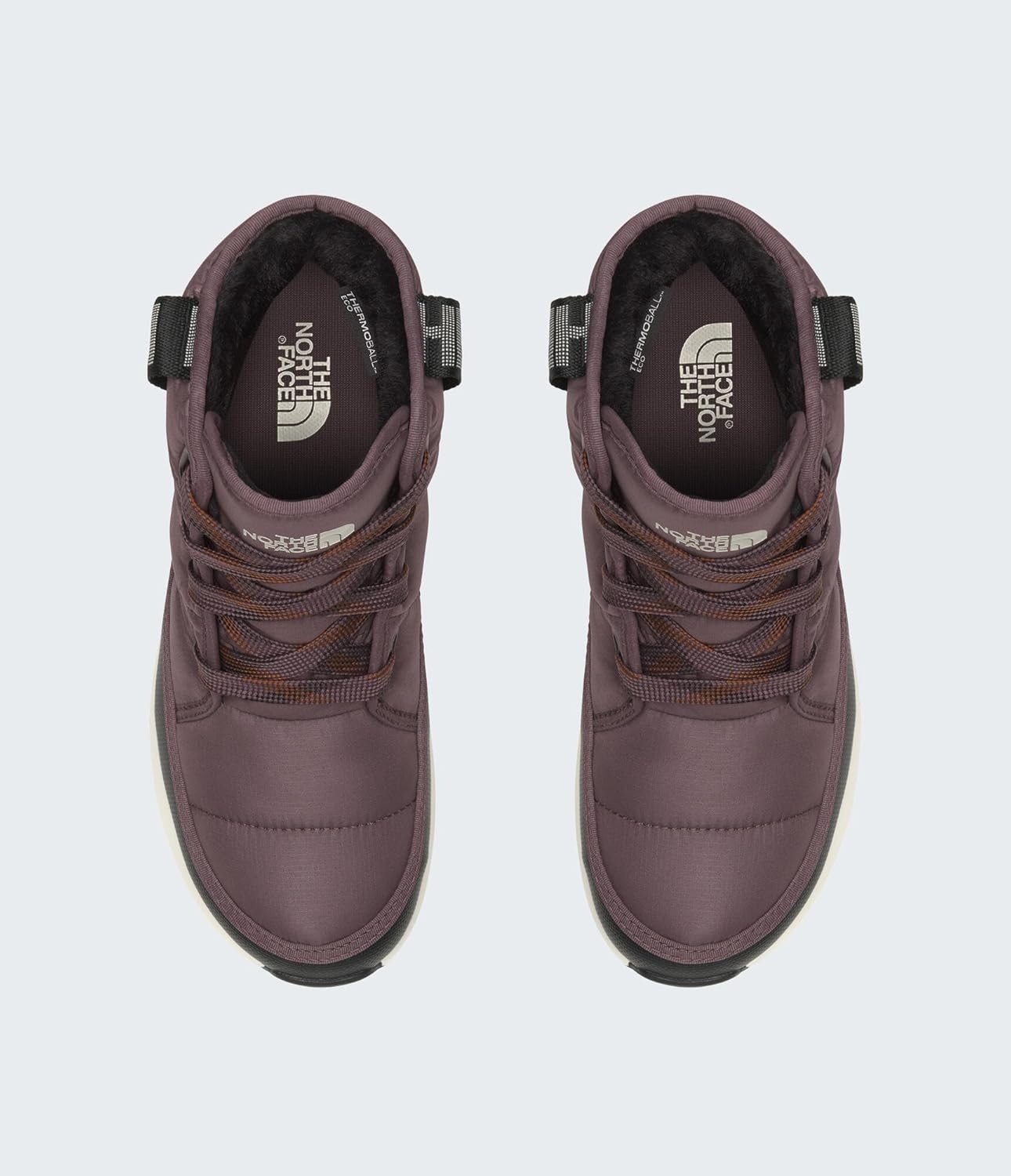 imageTHE NORTH FACE Womens Thermoball Lace Up Luxe Waterproof Boot Insulated Winter Boots With CollarTawny QuartzBurnt Umber