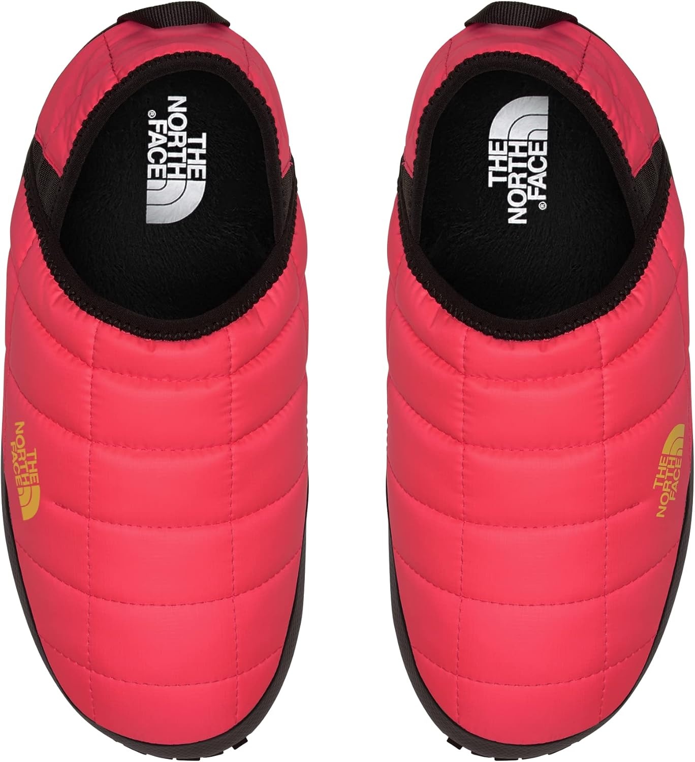 imageTHE NORTH FACE Womens Thermoball Traction Mule V Winter Shoe Insulated amp Water Repellent Rubber OutsoleBrilliant CoralTnf Black