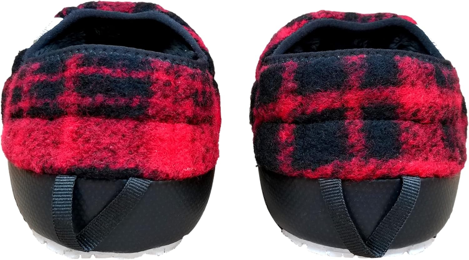 imageTHE NORTH FACE Womens Thermoball Traction Mule V Winter Shoe Insulated amp Water Repellent Rubber OutsoleRed Chequered Black