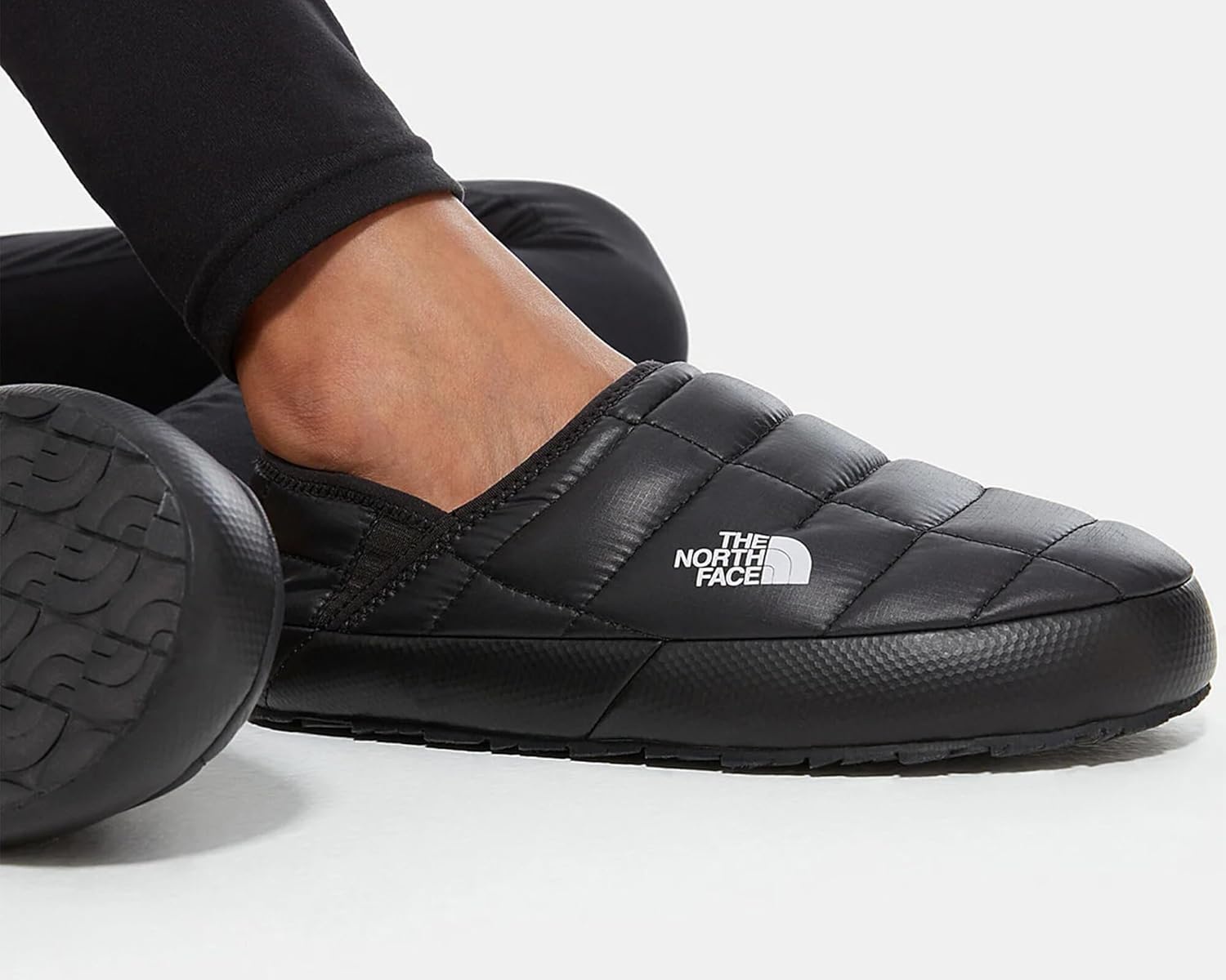 imageTHE NORTH FACE Womens Thermoball Traction Mule V Winter Shoe Insulated amp Water Repellent Rubber OutsoleTnf BlackTnf Black