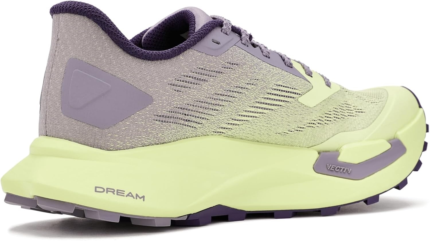 imageTHE NORTH FACE Womens Vectiv Enduris 4 Trail Running Shoe Rubber Outsole High Traction 4mm LugsTranscendent GreyLemon Mist