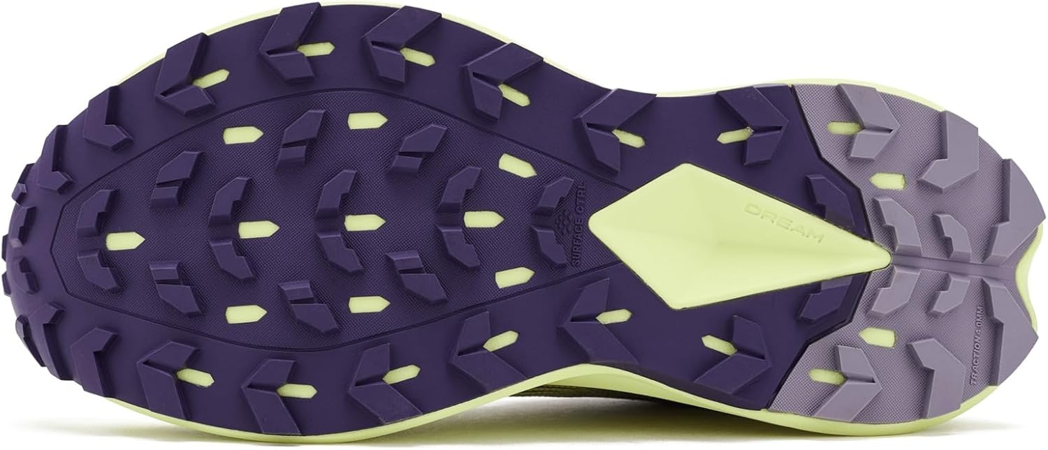 imageTHE NORTH FACE Womens Vectiv Enduris 4 Trail Running Shoe Rubber Outsole High Traction 4mm LugsTranscendent GreyLemon Mist
