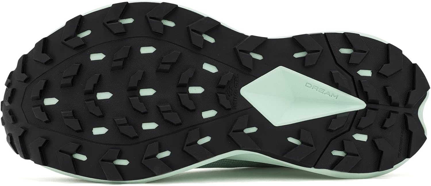 imageTHE NORTH FACE Womens Vectiv Enduris 4 Trail Running Shoe Rubber Outsole High Traction 4mm LugsWhite AshOpal Frost