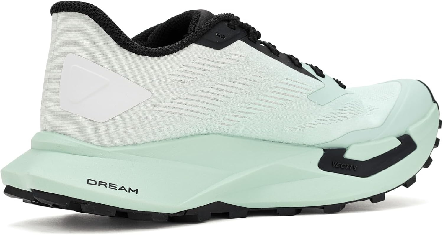 imageTHE NORTH FACE Womens Vectiv Enduris 4 Trail Running Shoe Rubber Outsole High Traction 4mm LugsWhite AshOpal Frost