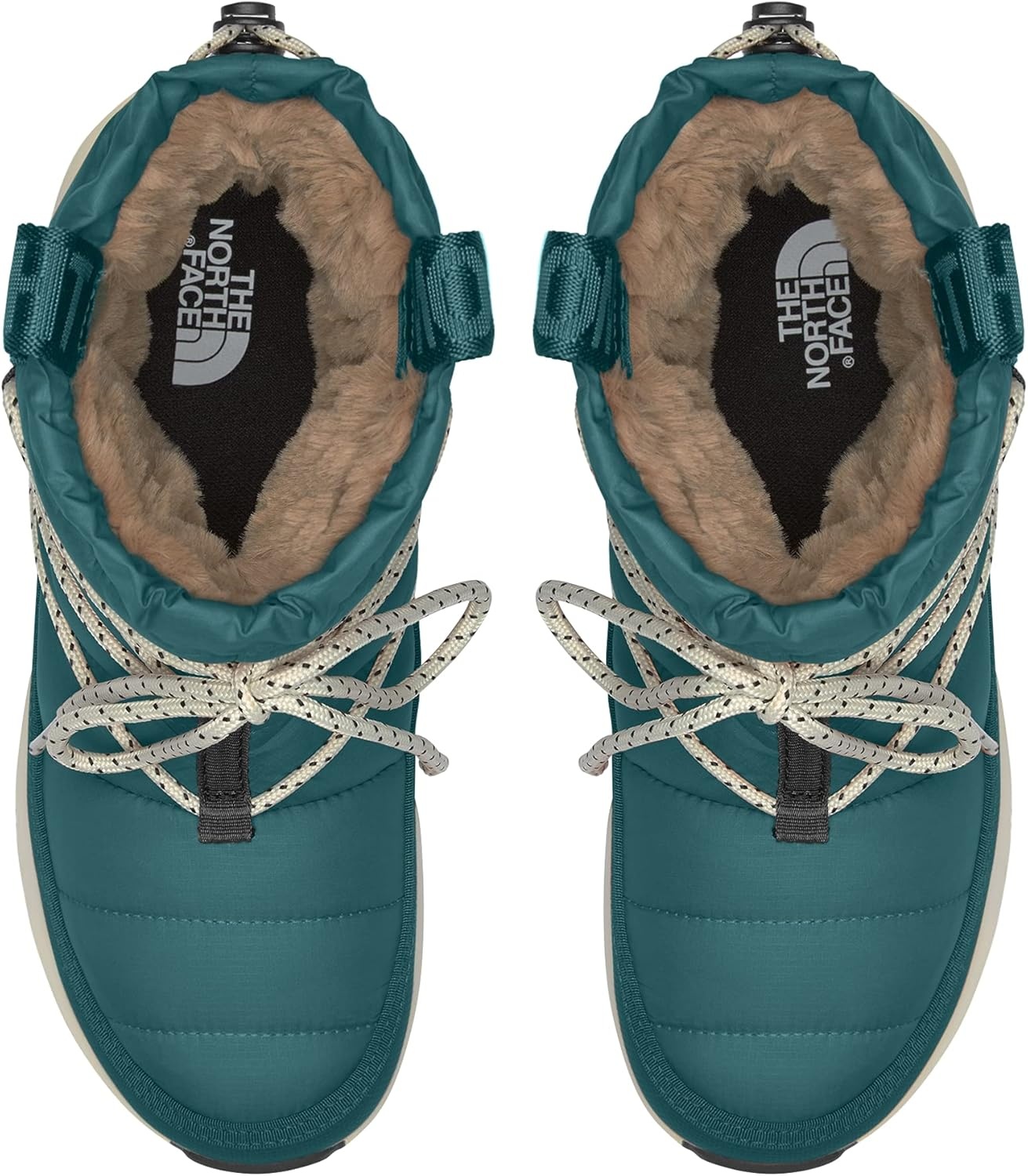 imageTHE NORTH FACE womens Thermoball Traction BootieShaded SpruceVintage White