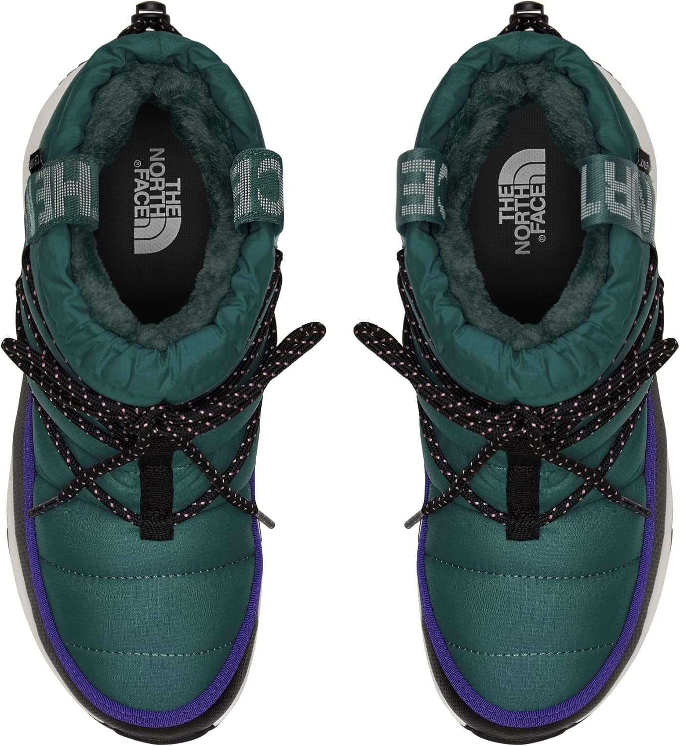 imageTHE NORTH FACE womens Thermoball Traction BootieTnf BlackPonderosa Green