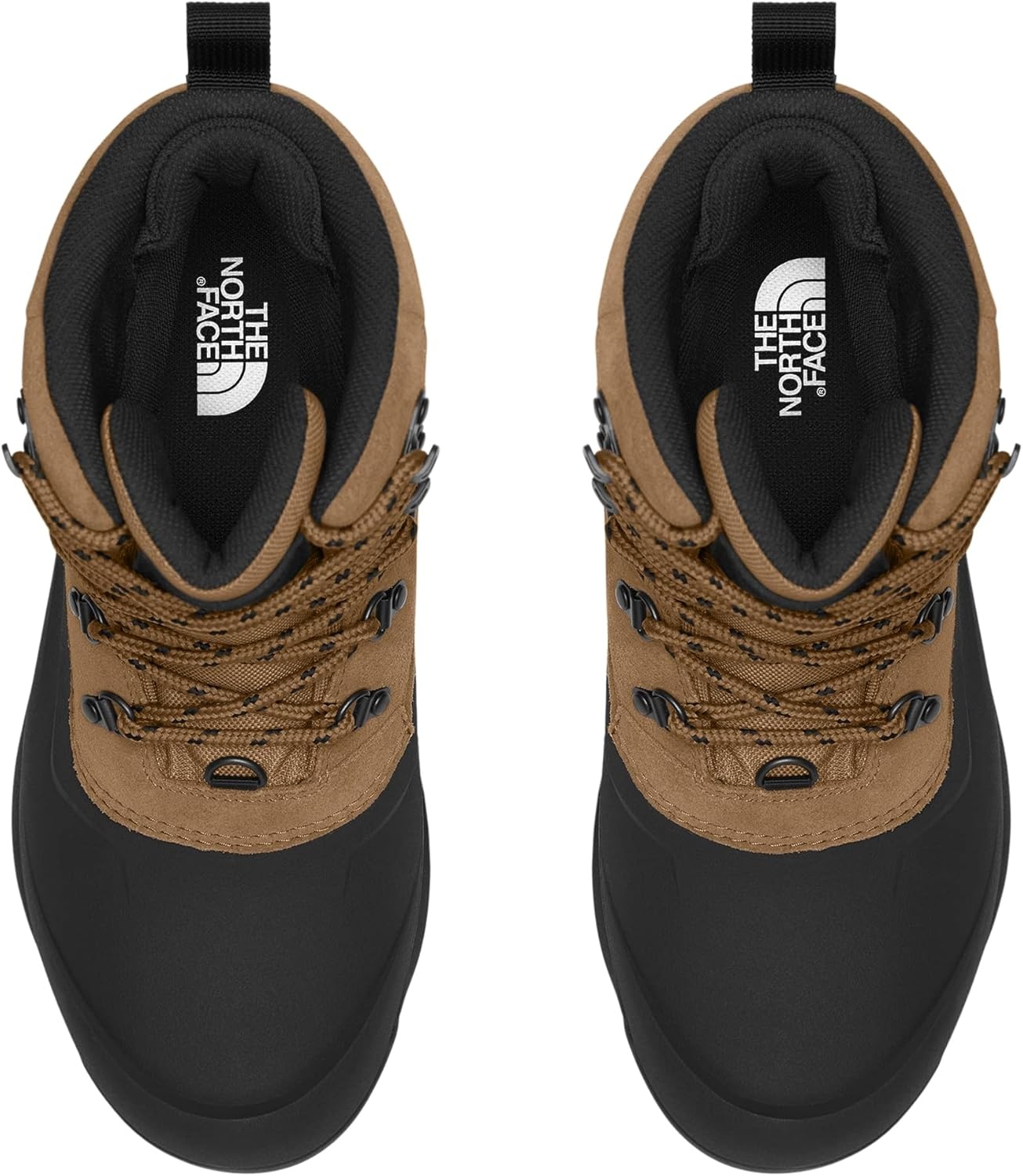 imageThe North Face Mens Chilkat V Laceup Waterproof Snow Boot 200g of Premium InsulationUtility BrownTnf Black