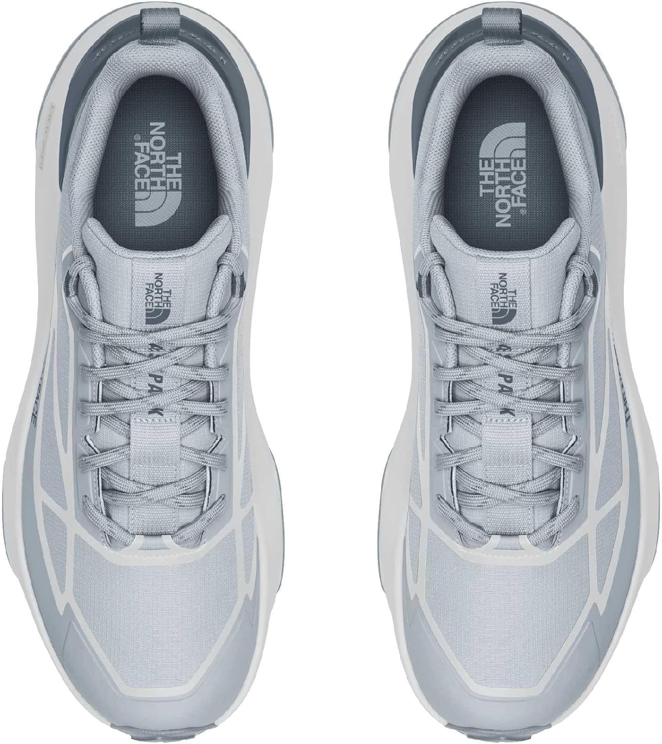 imageThe North Face Mens Fastpack Waterproof Hiking Shoe Highly Cushioned Rubber Outsole 5mm LugsFrost GreyGlacier Gray