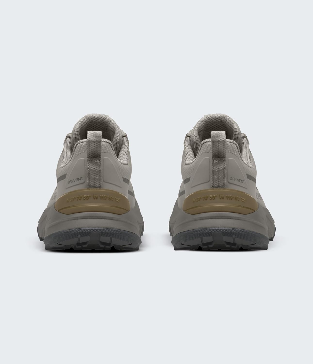 imageThe North Face Mens Fastpack Waterproof Hiking Shoe Highly Cushioned Rubber Outsole 5mm LugsStone SlabCaraway Seed