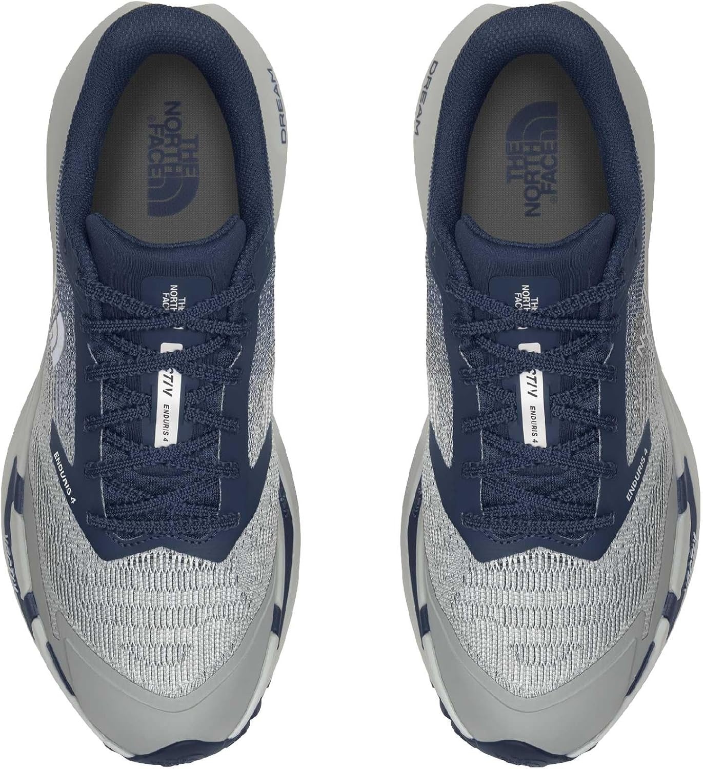 imageThe North Face Mens Vectiv Enduris 4 Trail Running Shoe CushionedGlacier GraySummit Navy