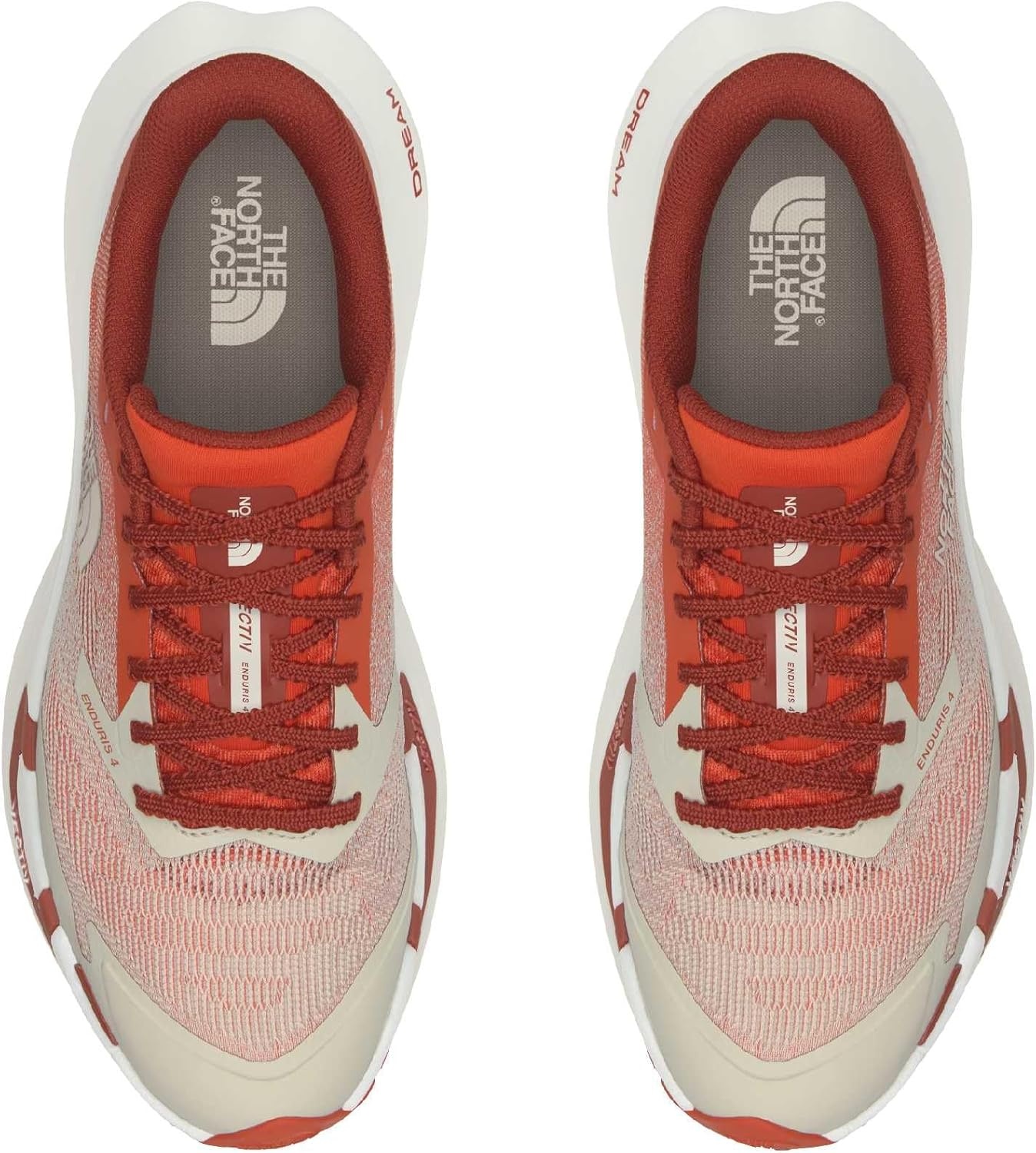 imageThe North Face Mens Vectiv Enduris 4 Trail Running Shoe CushionedLava RedCalacatta