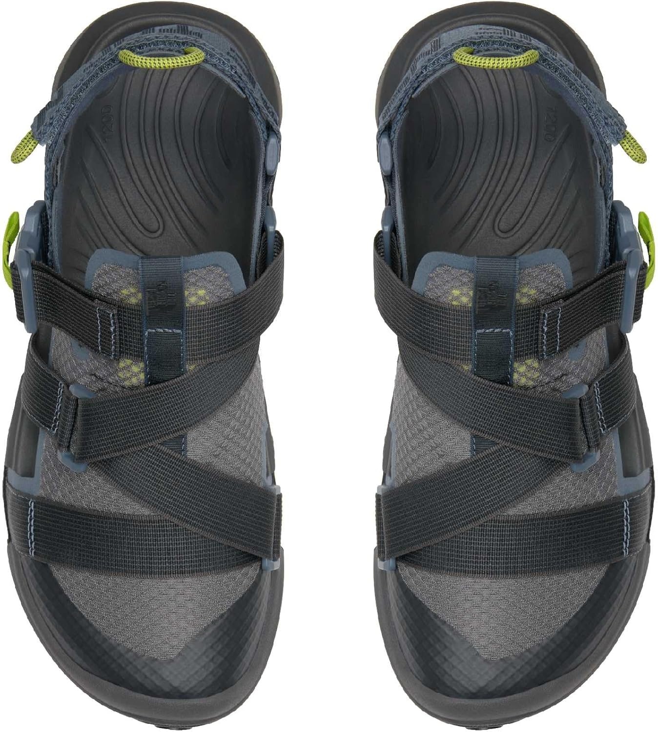 imageThe North Face Unisex Adult Explore Camp Lite Shandal Water Hiking Sandals for Men amp WomenGranite GreyFizz Lime