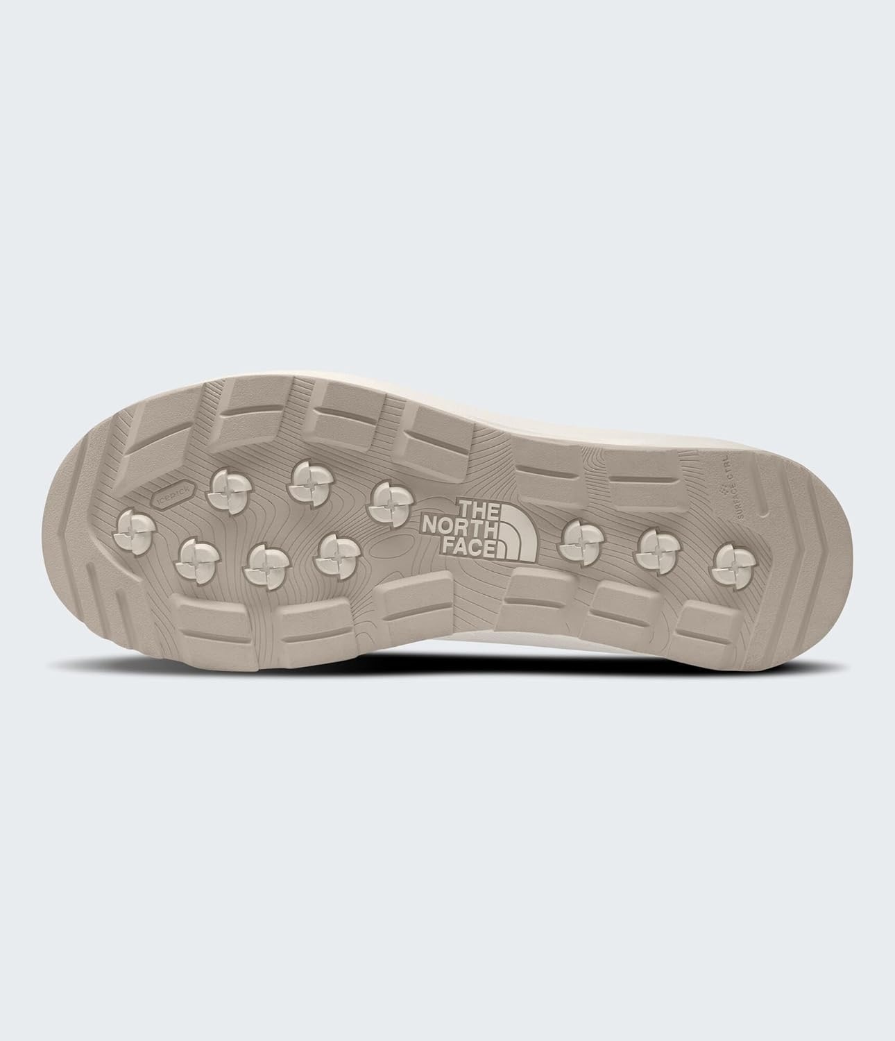 imageThe North Face Womens Shellista V Mid Insulated Waterproof Snow Boot Molded 45 Mm Lugs Rubber OutsoleWhite DuneWhite Dune