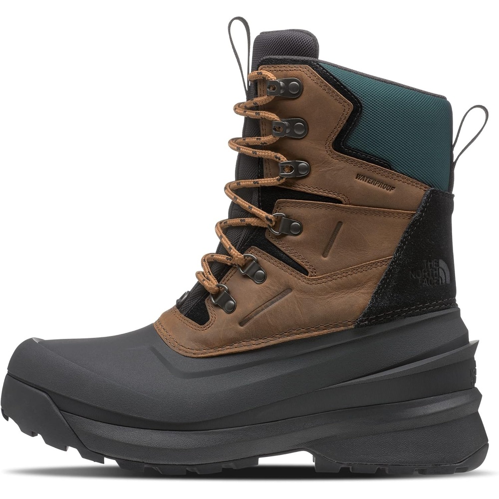 imageTHE NORTH FACE Mens Chilkat V 400 Waterproof Snow Boot  400g of Premium InsulationToasted BrownTnf Black