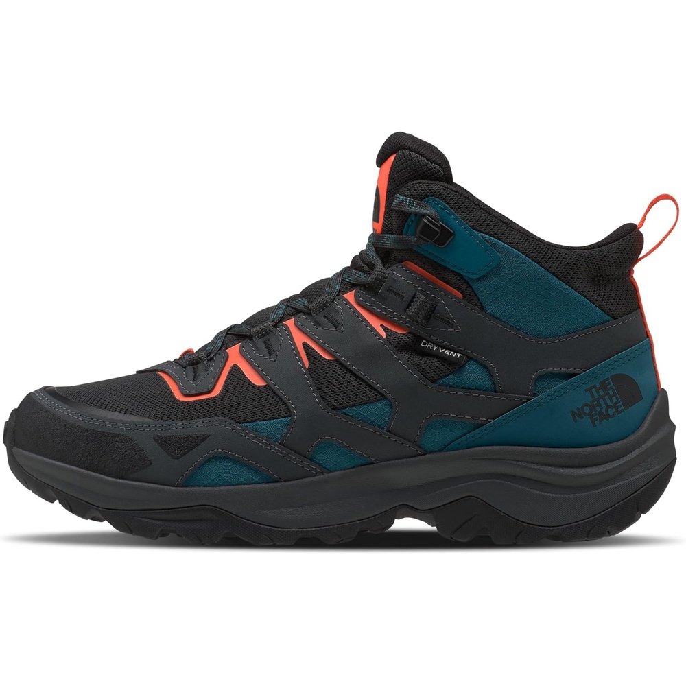 imageTHE NORTH FACE Mens Hedgehog 3 Waterproof Hiking Boot Ripstop Leather Upper Rubber OutsoleAsphalt GreyBlue Moss