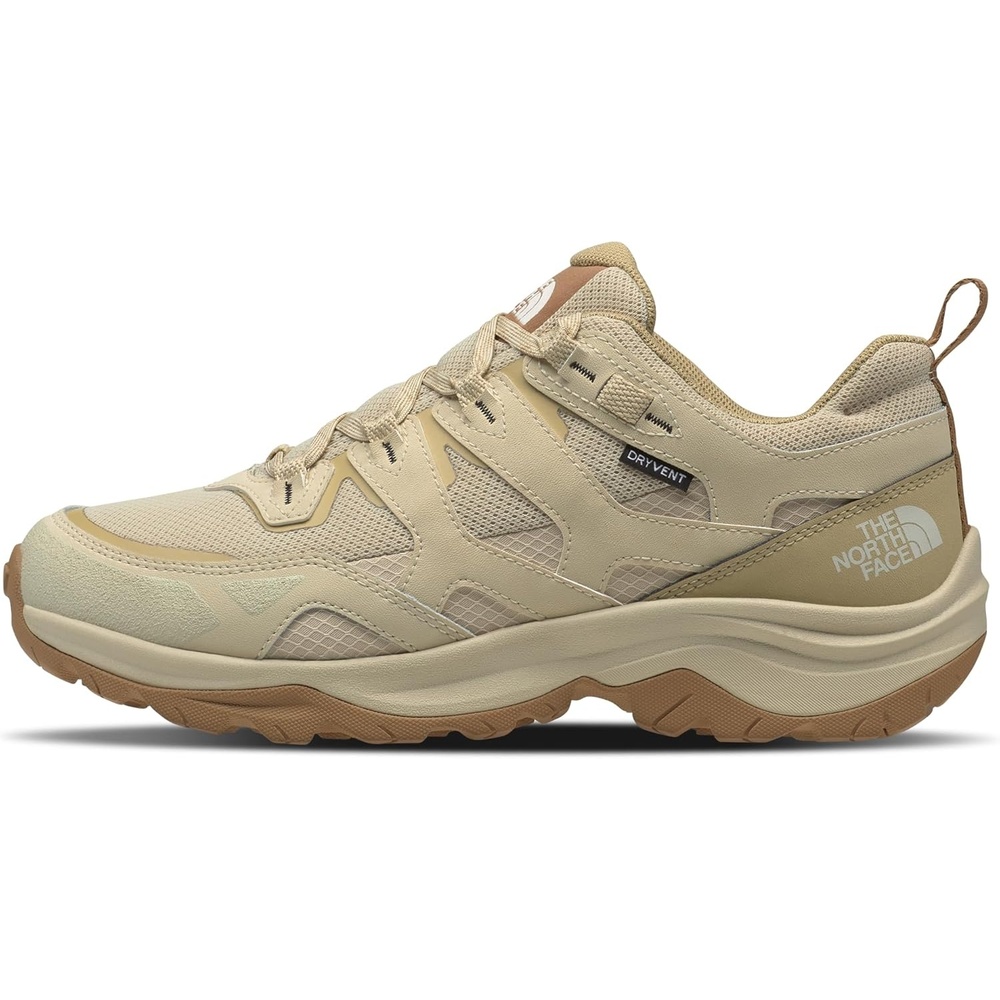 imageTHE NORTH FACE Mens Hedgehog 3 Waterproof Hiking Boot  Ripstop Leather Upper Rubber OutsoleGravelKhaki Stone