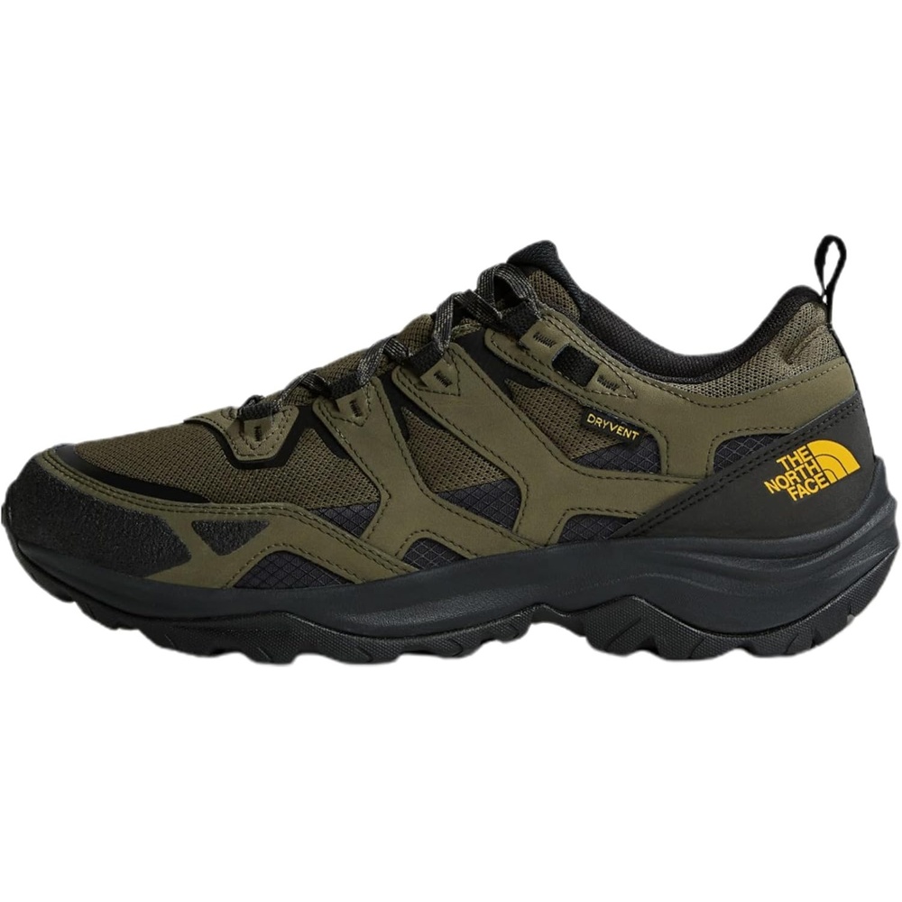 imageTHE NORTH FACE Mens Hedgehog 3 Waterproof Hiking Boot  Ripstop Leather Upper Rubber OutsoleNew Taupe GreenTnf Black