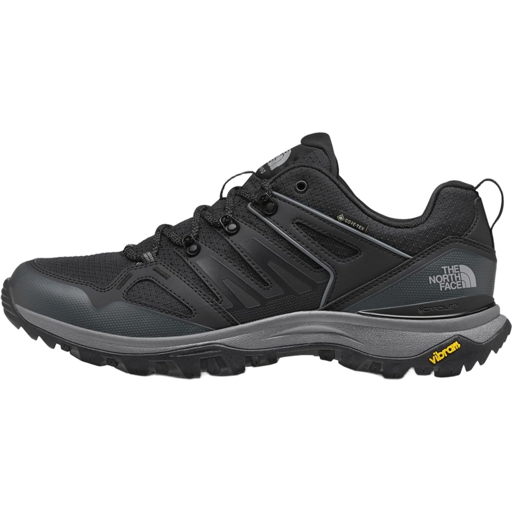 imageTHE NORTH FACE Mens Hedgehog Goretex Hiking Shoe  Waterproof Cushioned Rubber Outsole amp Flexible HeelTnf BlackAsphalt Grey